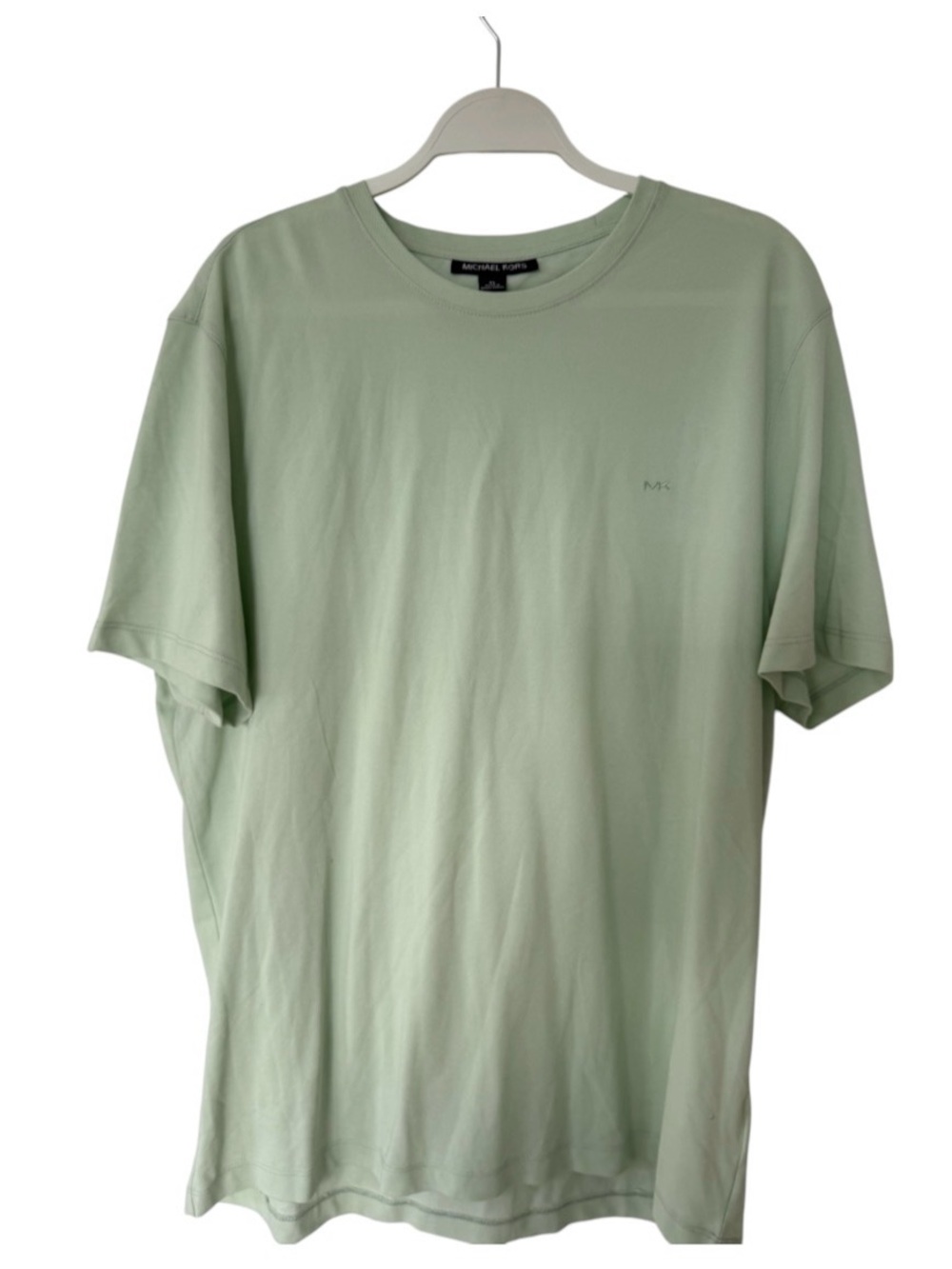 Michael Kors Men's Light Mint Green Short Sleeve Crew Tee